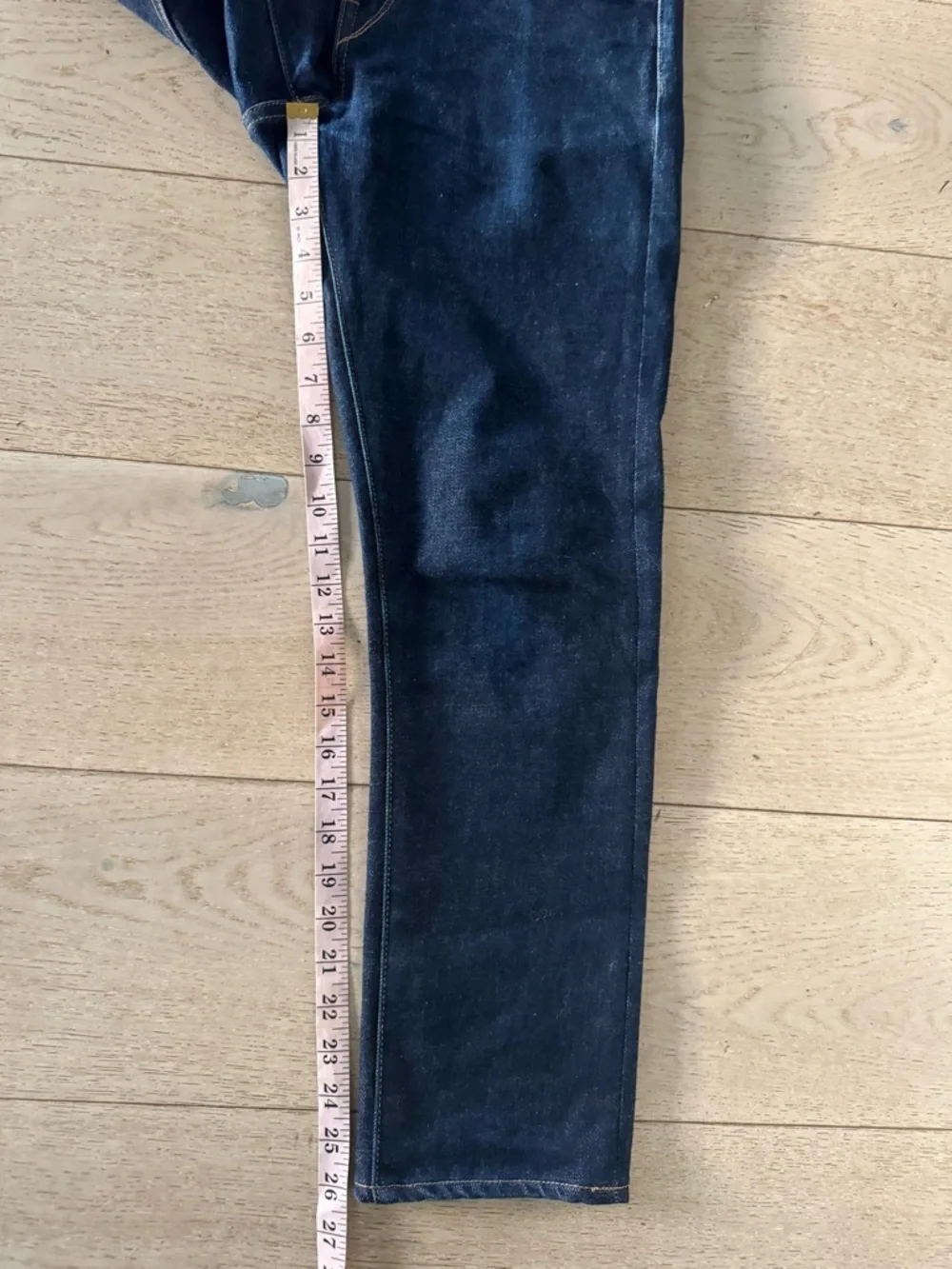 Hiroshi Kato Men’s Jeans size 29 ( 32x 26) Scissors slim tapered raw indigo